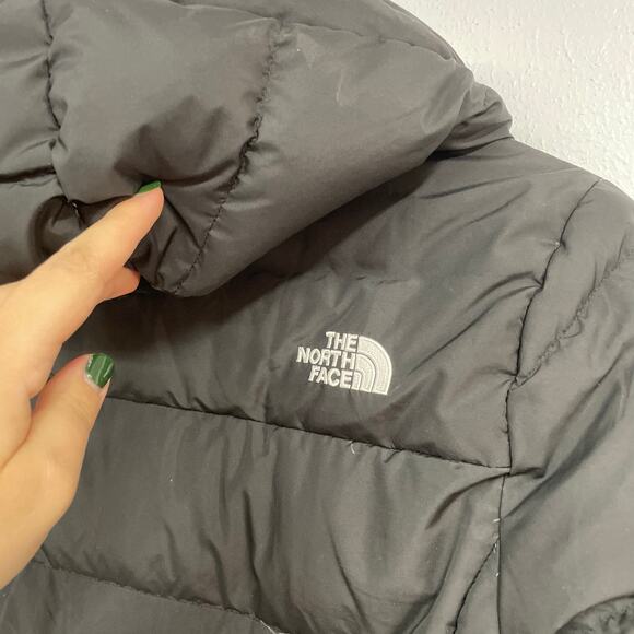 The North Face WOMEN'S GOTHAM DOWN PUFFER PARKA SZ SMALL 550-Down Black Long EUC - Picture 9 of 14
